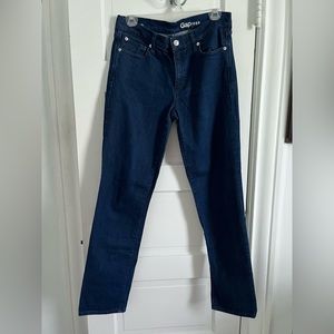 Gap Real Straight Mid-Rise Jeans 28R 6 EUC